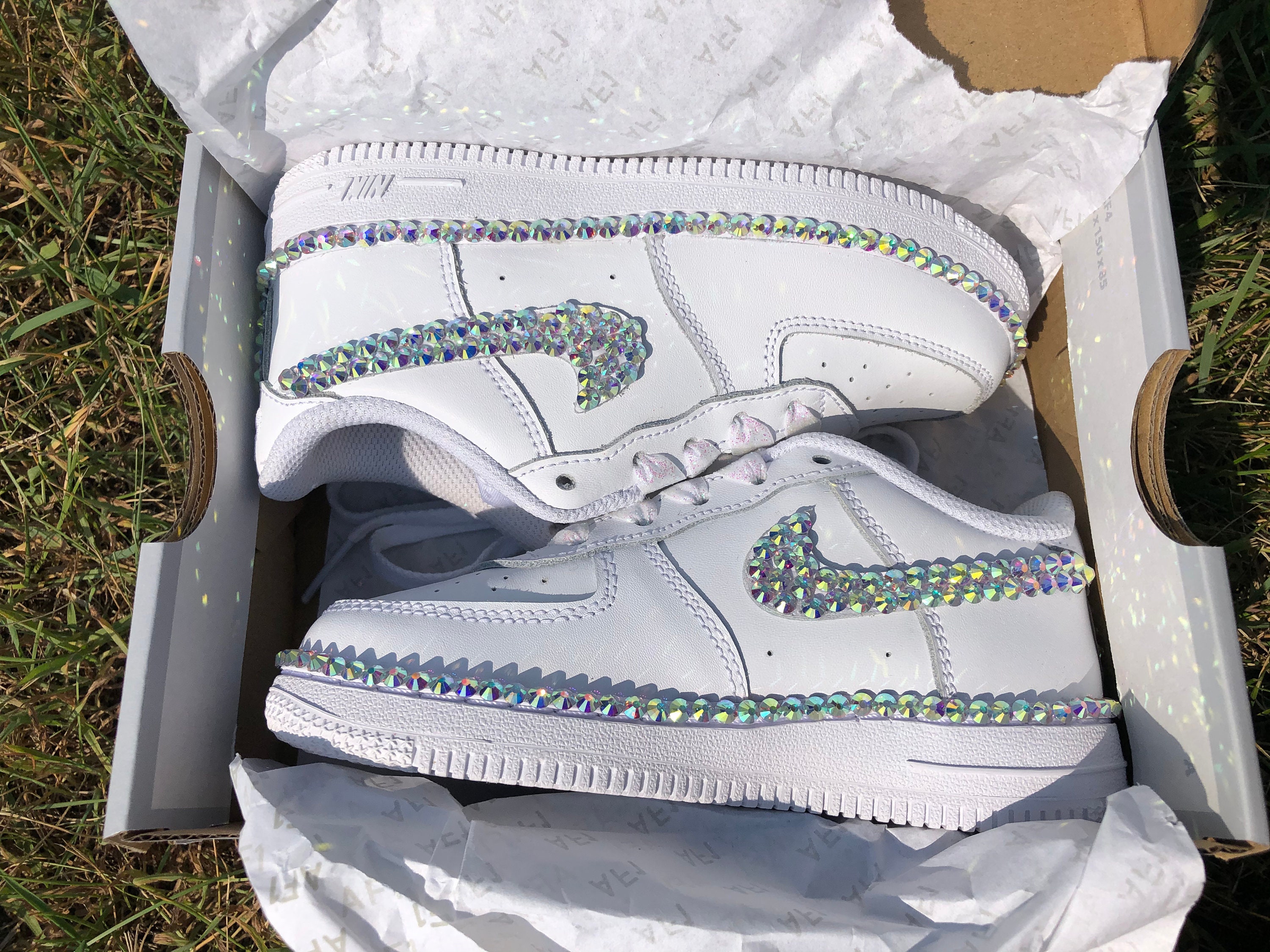 Rhinestone Nikes 