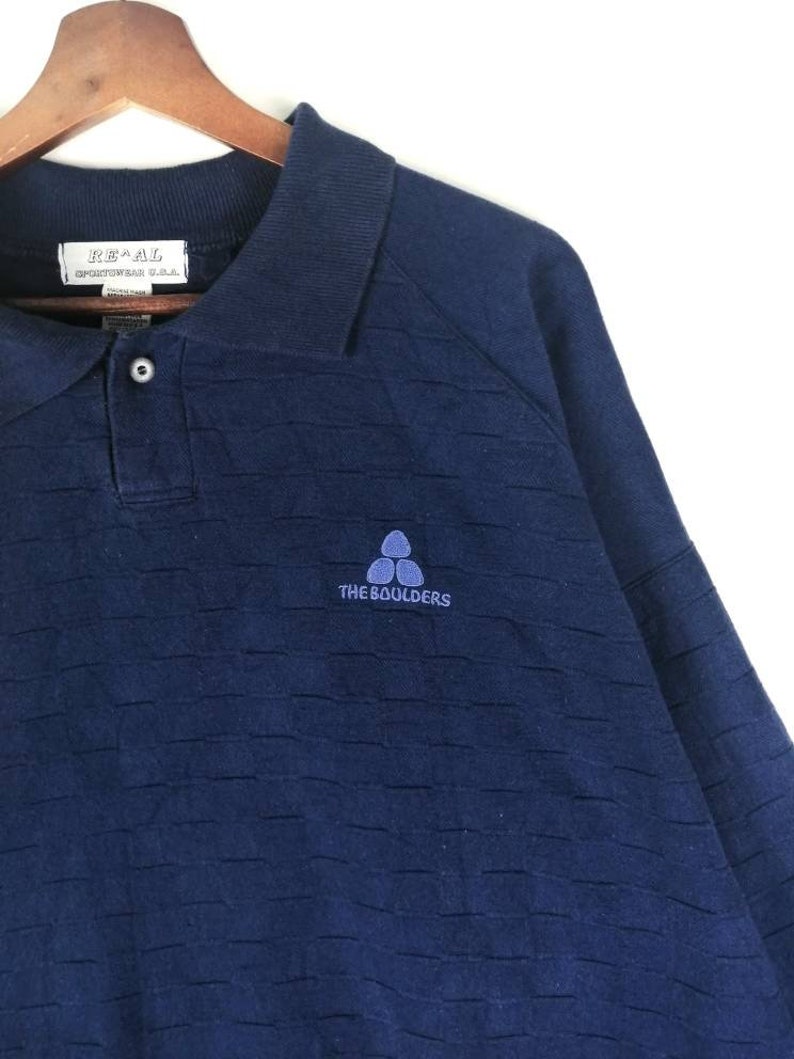 Sportwear Big Size XXL The Boulders Vintage Made in USA Long Sleeve