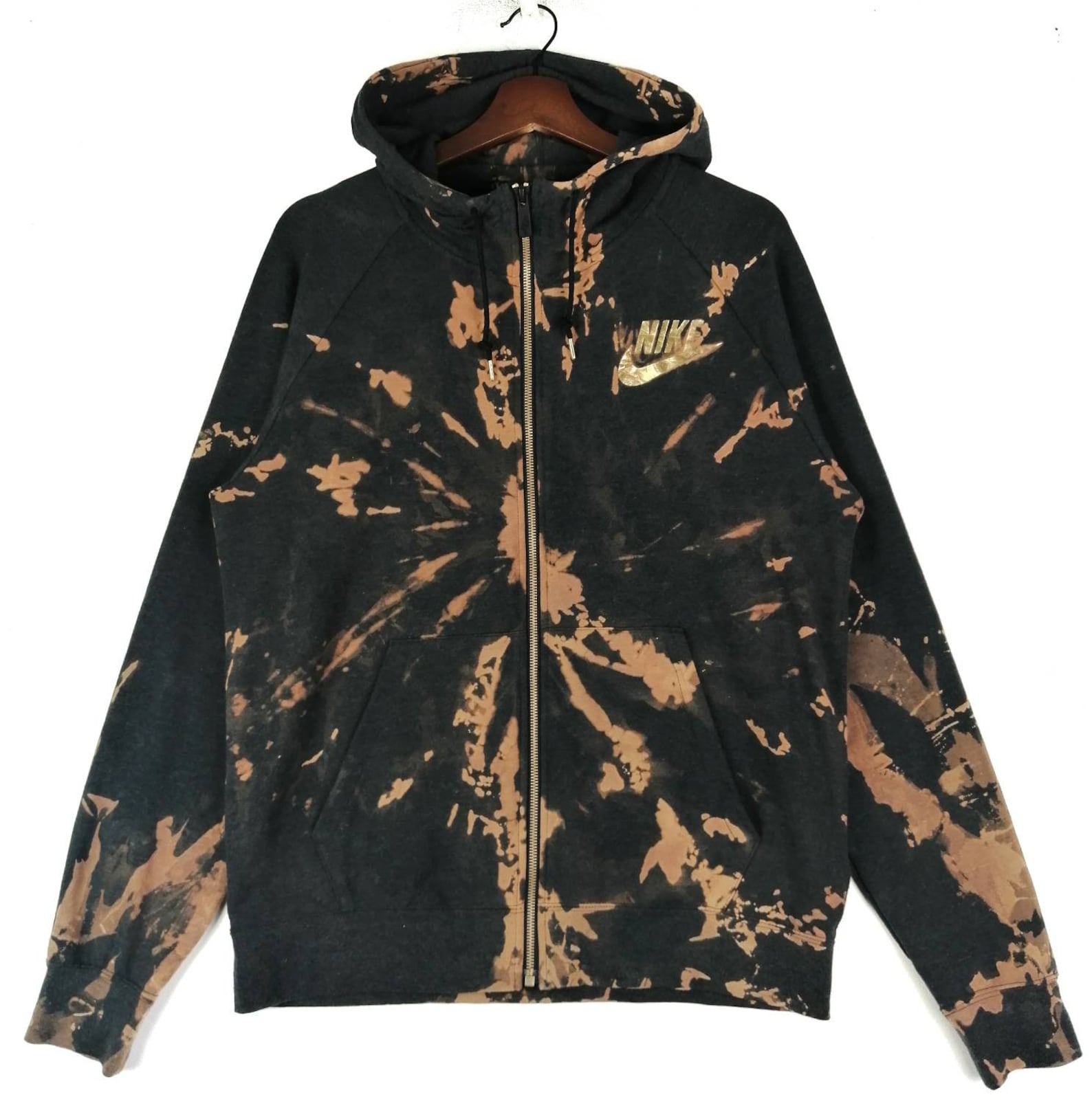 Rare Nike Custom Bleach Art Hoodie Nice Custom in Size L Etsy