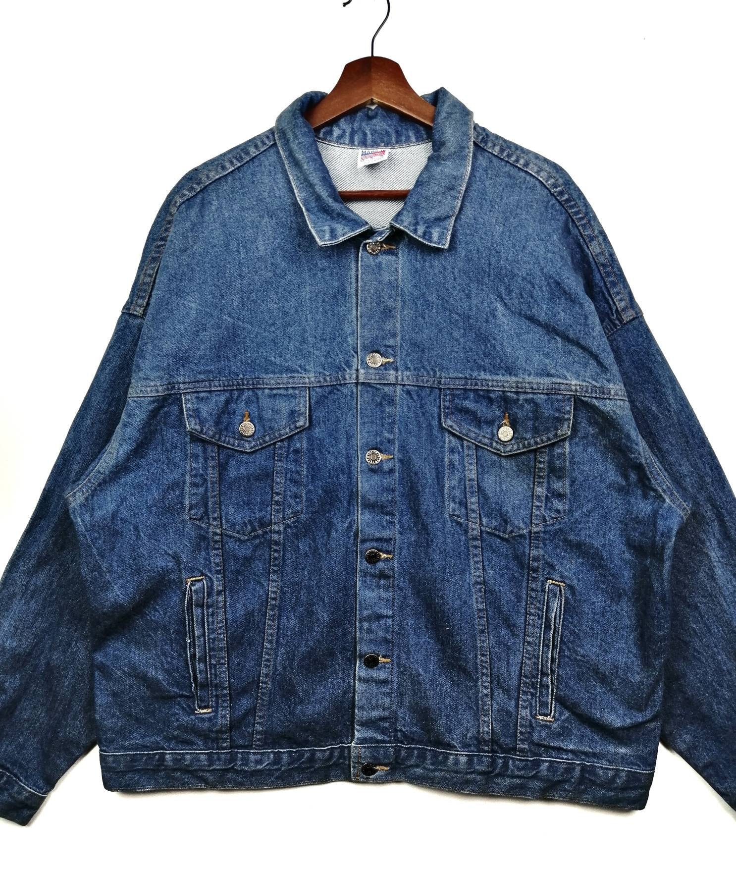 Vintage Tyca Made in USA Denim Jacket Button up Long Sleeve Etsy UK