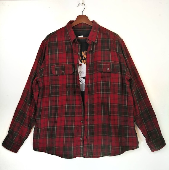 Faded Glory Cheecked Flannel Rare Item