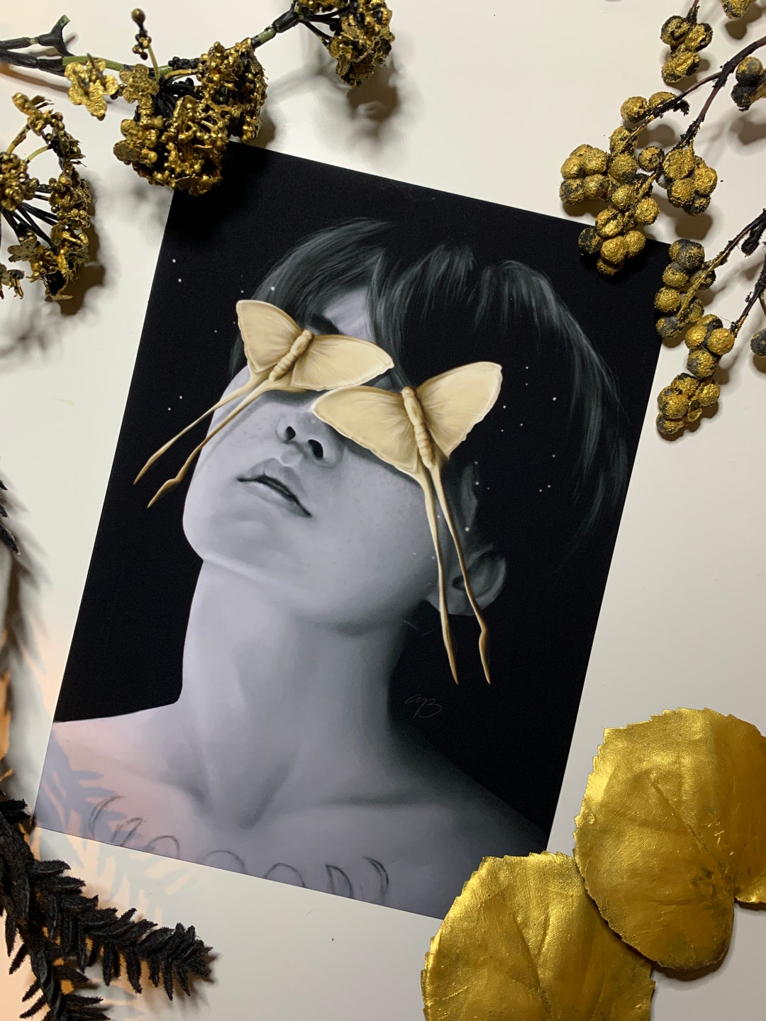 BTS Butterfly Yoongi Drawing, Art Print 방탄소년단 Fanart Kpop Suga Gift - Etsy