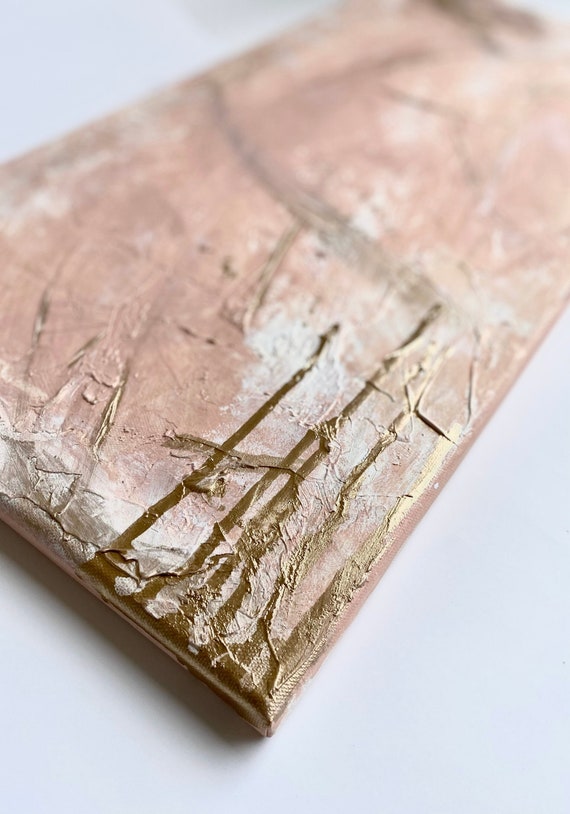 Acrylic & Resin Wall Art Wall Decor Canvas Art Metallic Etsy