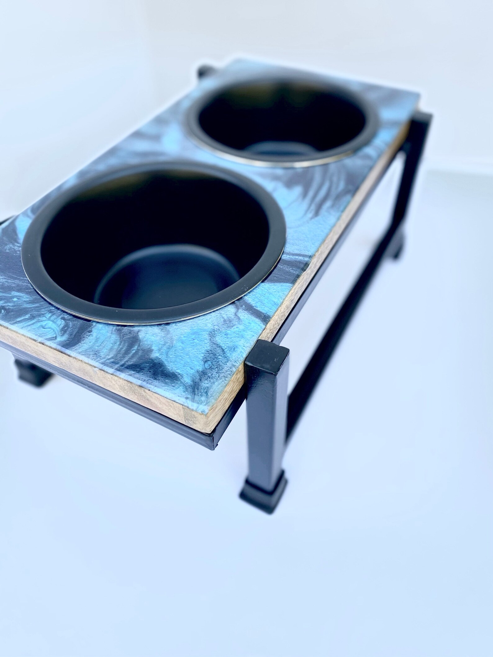 Small Epoxy Dog/ Cat Bowl Resin Art Pet Supplies Etsy