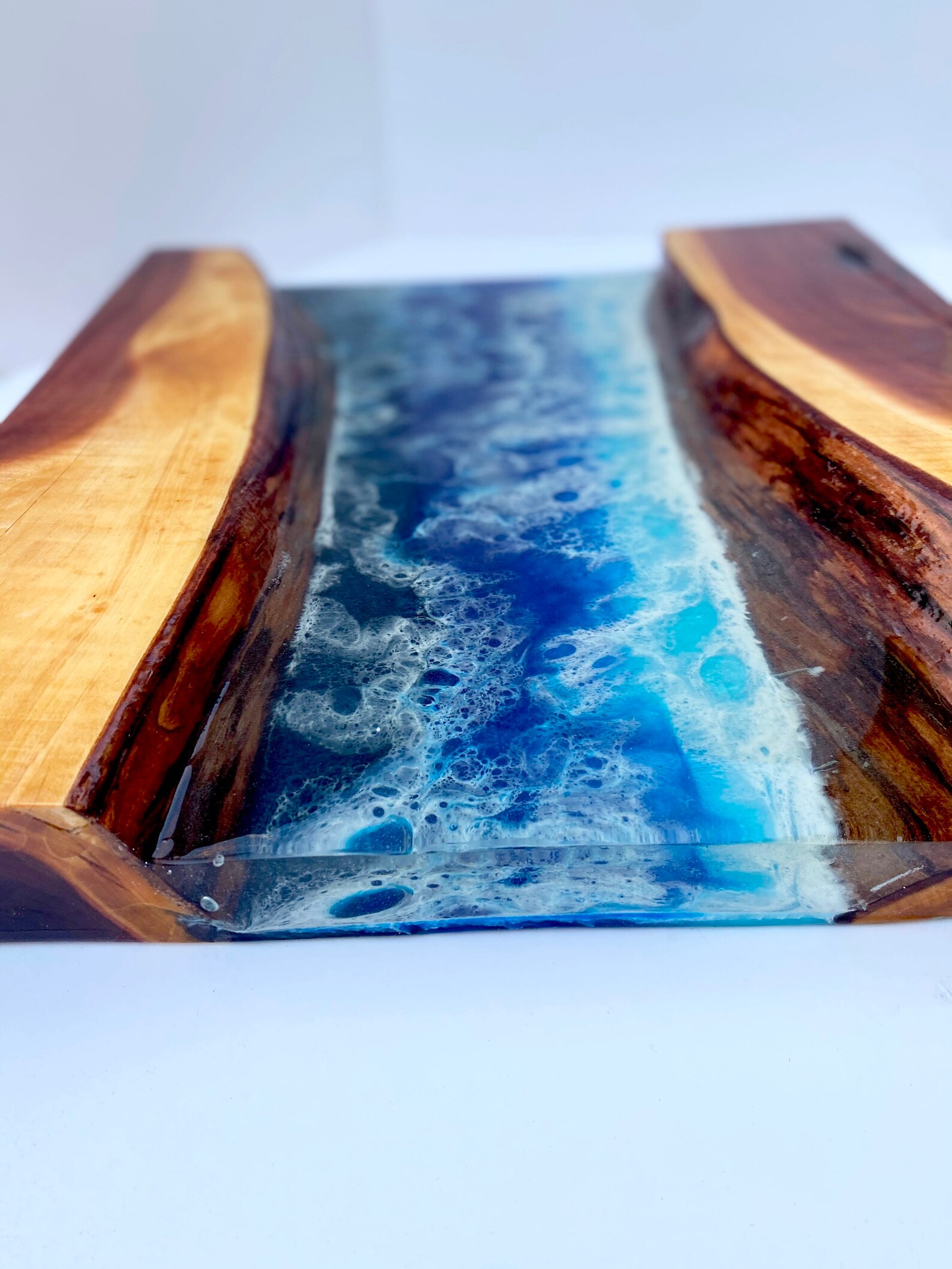 Live Edge Wall Art Epoxy River Art Ocean Art Handmade Etsy