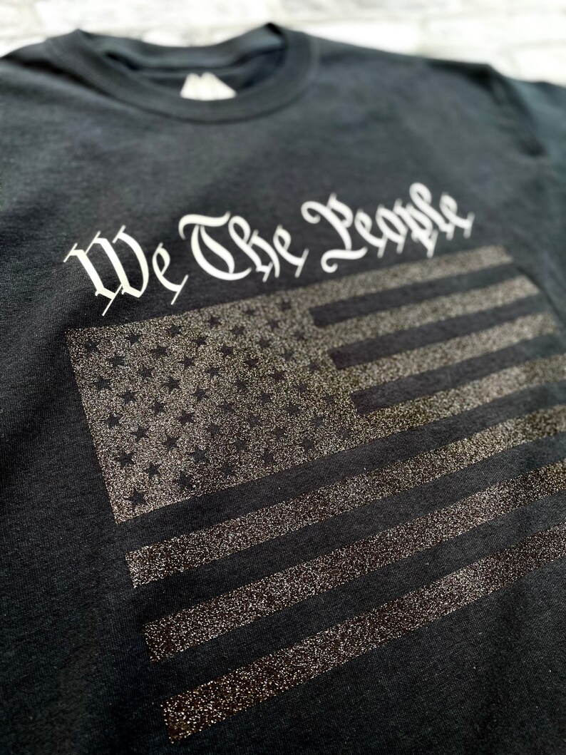 We the People W/ Black American Flag & 2A - Etsy