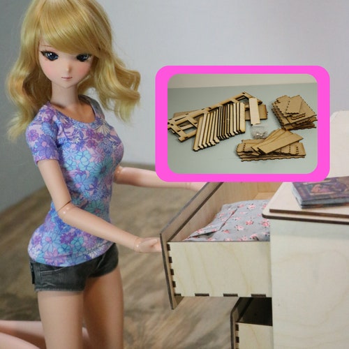 13 Scale Doll Furniture NOT Assembled Smart Doll Furniture BJD Bench 13-scale-doll-furniture-not-assembled-smart-doll-furniture-bjd-bench