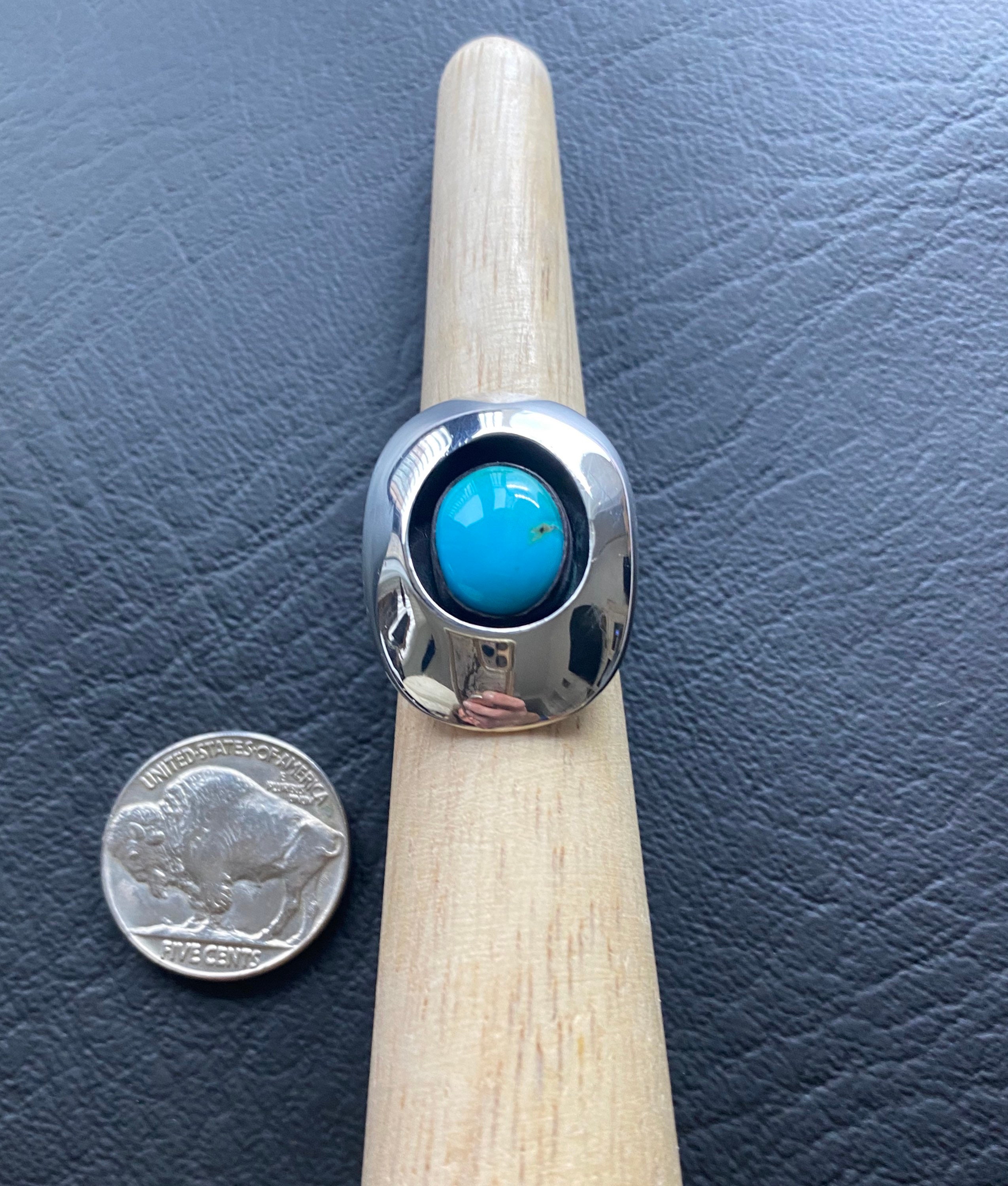 Shadow Box Ring Turquoise Shadow Box Ring Statement Ring Boho Etsy