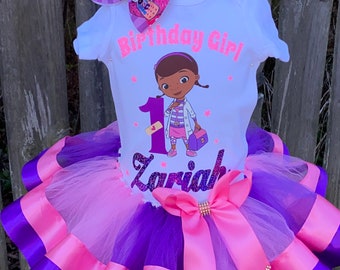 Doc McStuffins Tulle Outfit Soft Pink Doc McStuffins Birthday Dress