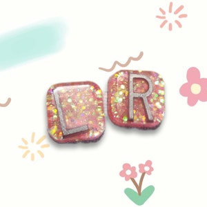 Small Square X-ray Markers- Peach