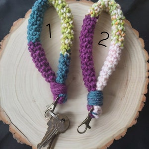 Crochet Wristlet Keychain