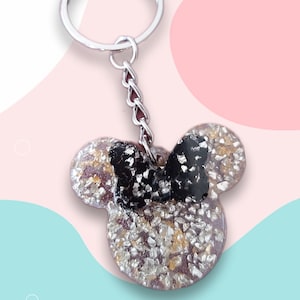 Minnie Keychain- Gold/Silver