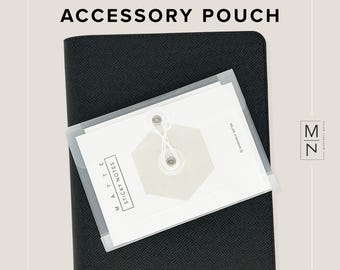 Clear Pouch to Store Stickers, Planner Cards, Task Cards - 6.25"x4.25"