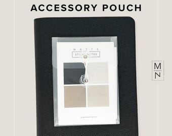 Clear Pouch to Store Stickers, Planner Cards, Task Cards - 4.25"x6.25"
