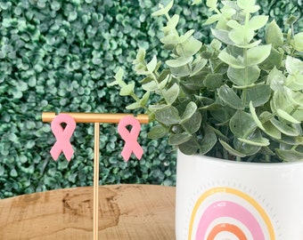Breast Cancer Awareness | hope | strong | clay ribbon