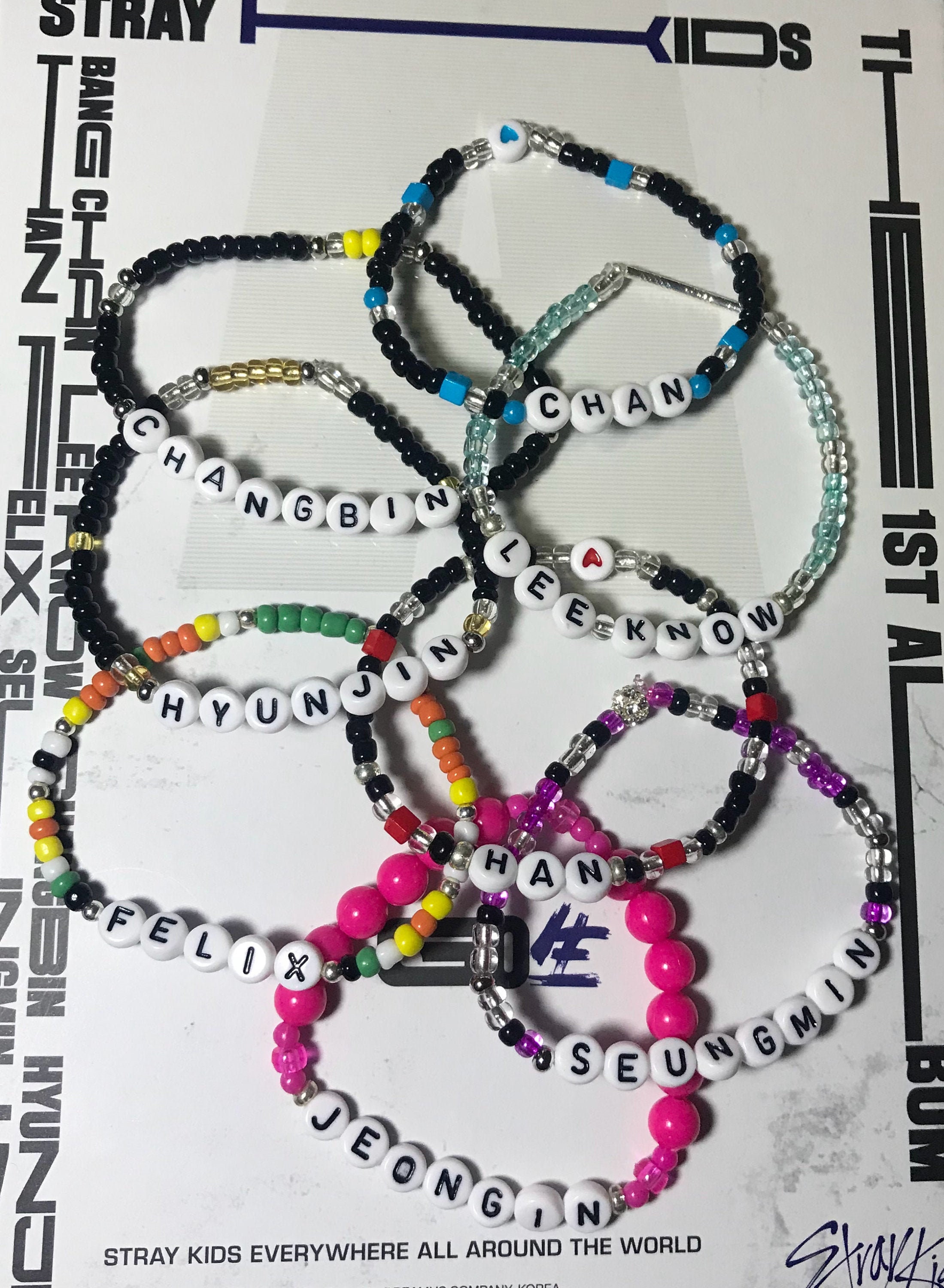 stray-kids-favorite-colors-aesthetics-member-bracelets-etsy