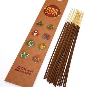 Peace Tibetan Herbal Incense ,9 inch,20 sticks approximately,100% natural and hand-made
