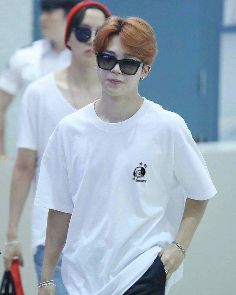 Unisex BT21 T-Shirt Chimmy Shirt Jimin Shirt BTS White | Etsy
