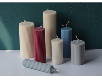 150mm 2x Good Quality Candle Mold Pillar Moulds Plastic Candle Making 100mm