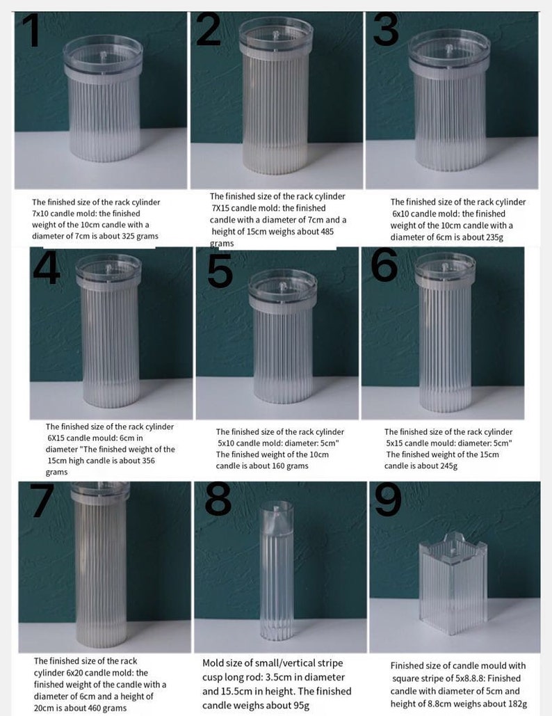 Spiral Candle Long Candle Making MoldDIY handmede Candle Etsy