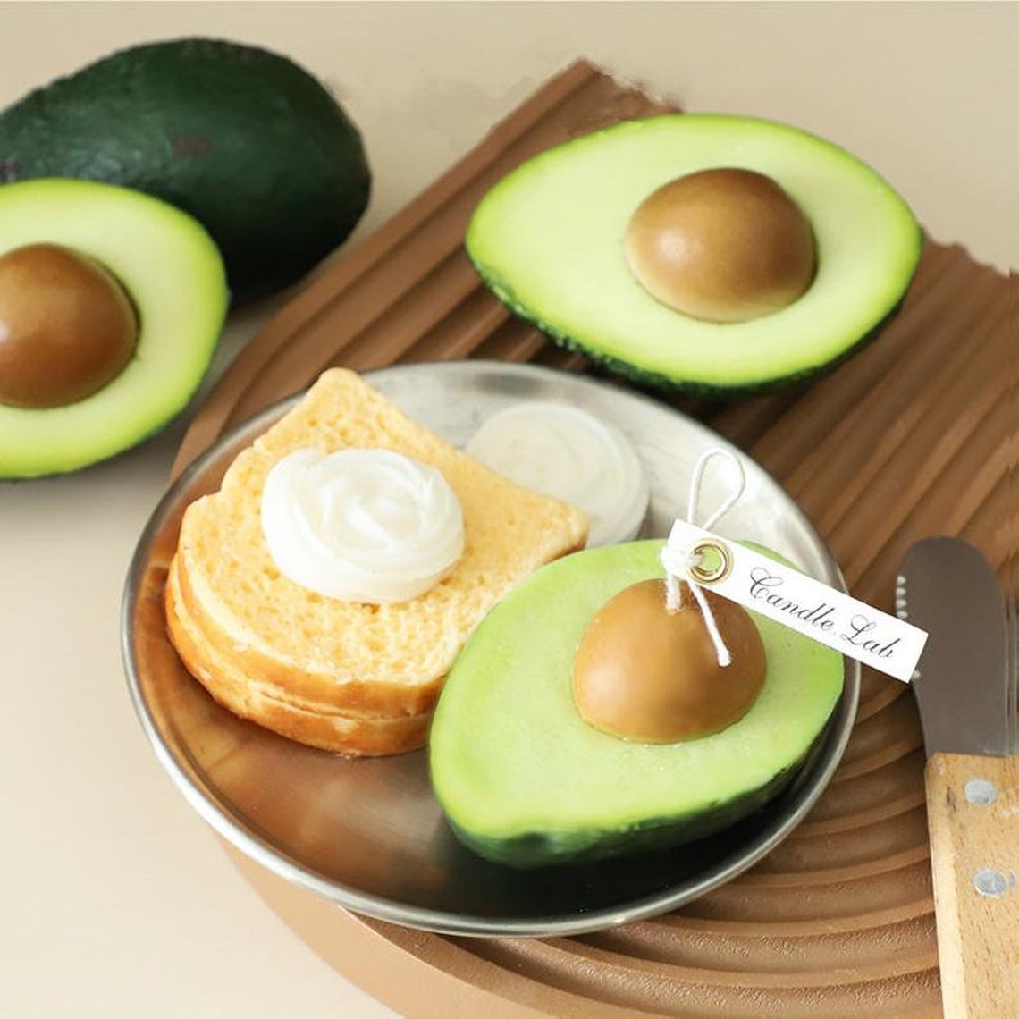 Realistic Avocado Silicone Mold Food Mold DIY Candle Making Etsy