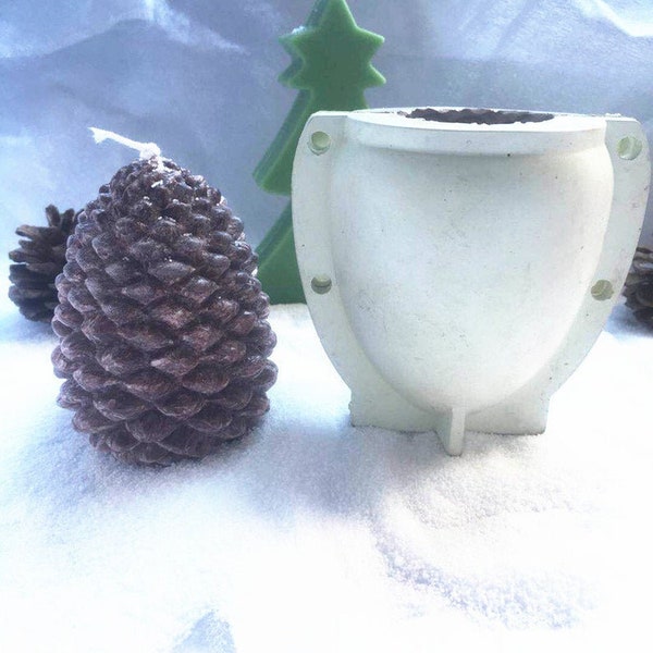 Pine Cone Silicone Candle Mold,Silicone Mold,Mold,Silicone Material Mold,Soap Silicon Molds,Aromatherapy Candle Mold,Christmas Decorations