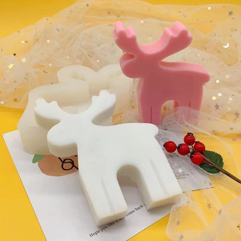 3D Pig Silicone Mould,food Safe Mold,candle Molds for Soy Wax,funny Fondant  Mould,cake Moulds,handmade Soap Mold Silicone Material Christmas 