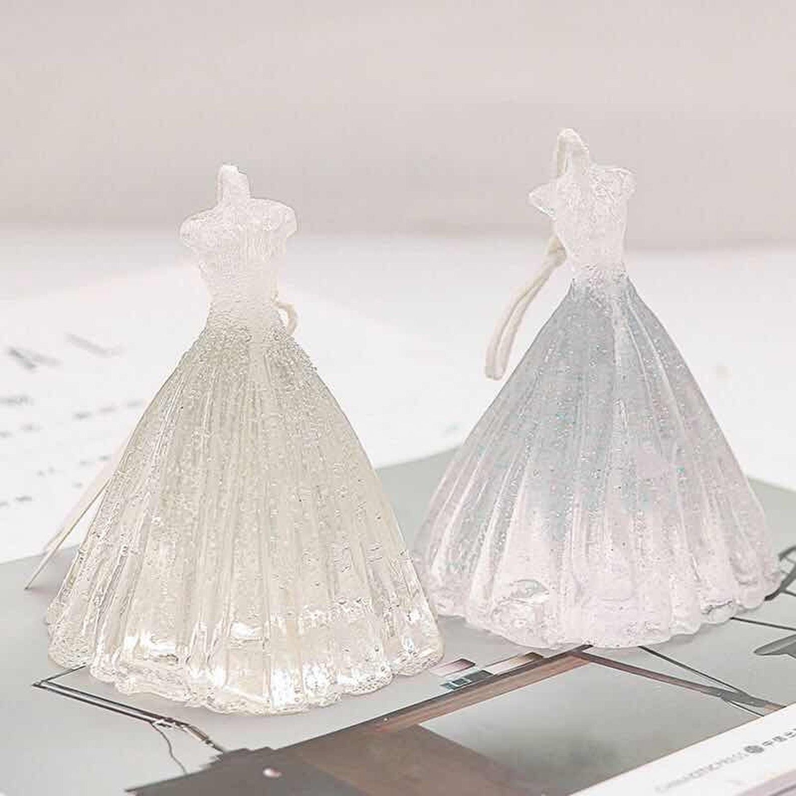 Bride Wedding Dress Candle Making Moldunique Candles Etsy