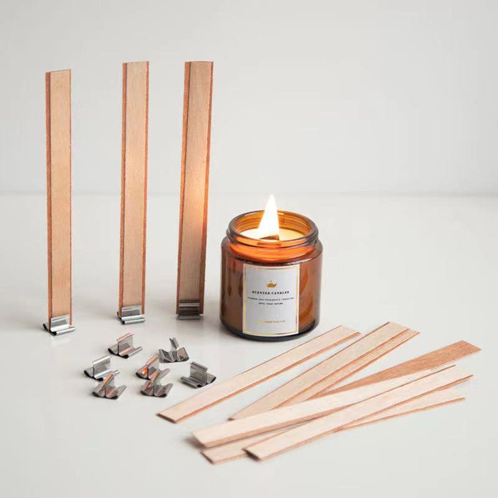 Wood Wicks Crackling Wood Wicks Authentic Wooden Wicks With Etsy