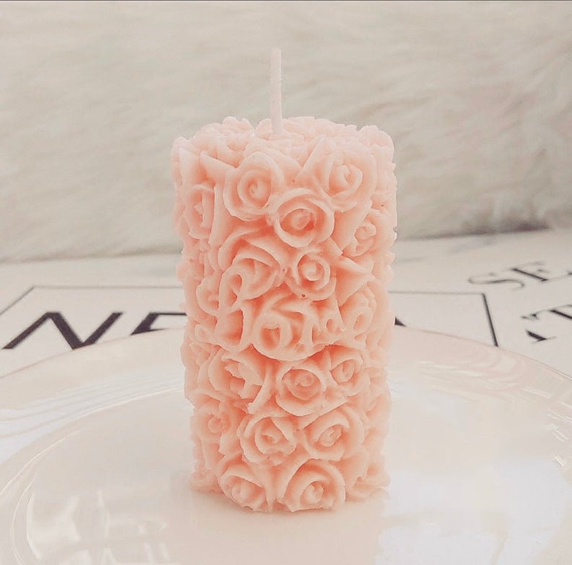 Long Rose Candle MoldsFlower Silicone MoldHome Decoration | Etsy