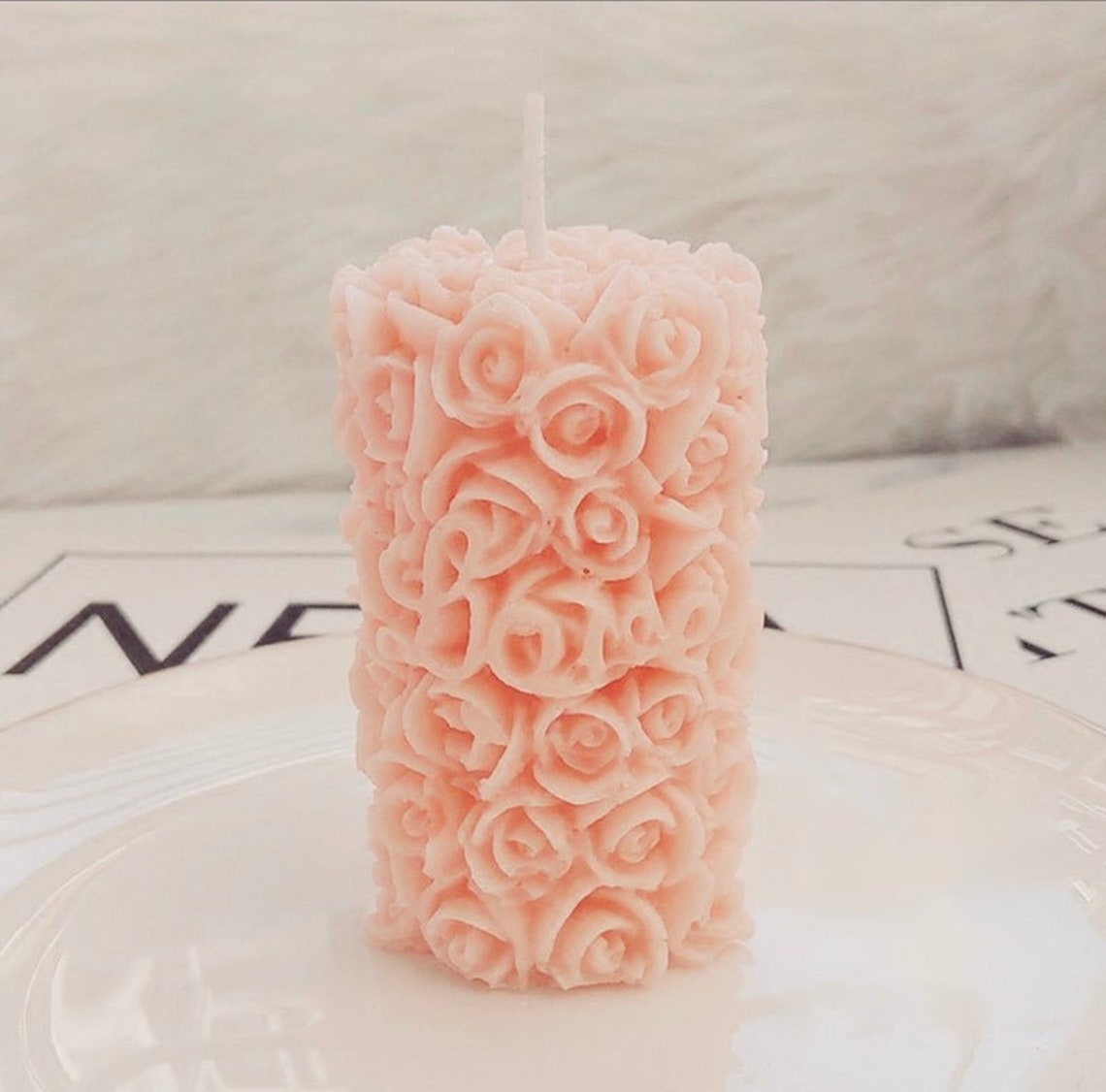 Long Rose Candle MoldsFlower Silicone MoldHome Decoration Etsy