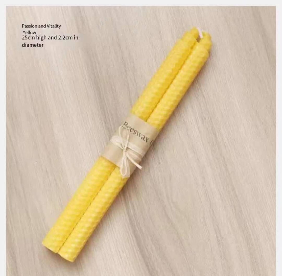 Hand Rolled 100 Beeswax CandlesPerfect Gift Party favour Etsy