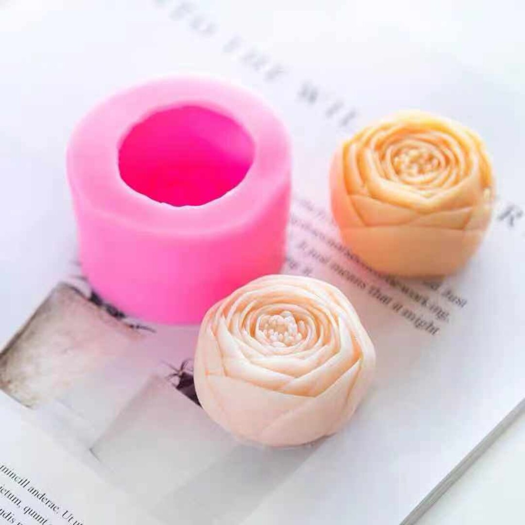 Anyasen stampi per saponette 4 Pezzi Stampo in Silicone per Sapone