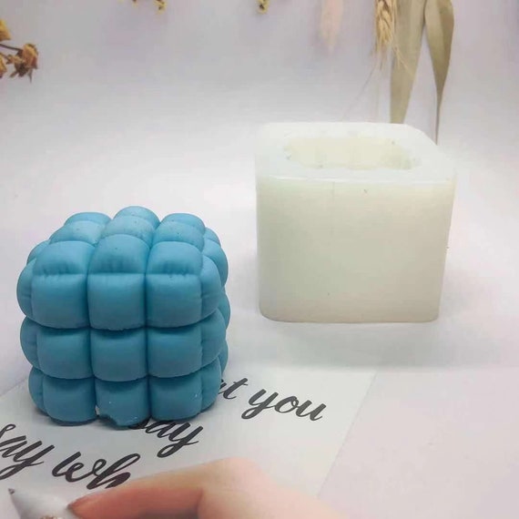 Cubo Candela making Mold, Stampo candela fatto a mano, candele di soia  fatte a mano, candela