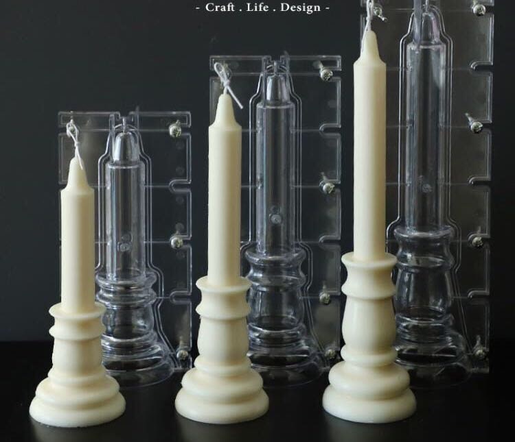 Long Candle MoldMould MakingGearshaped Pointed Candle Etsy