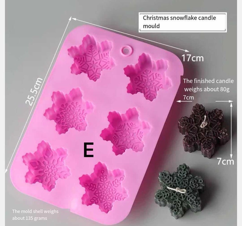 3D Christams Tree Candles MoldSoap Mold Silicone Christmas Etsy