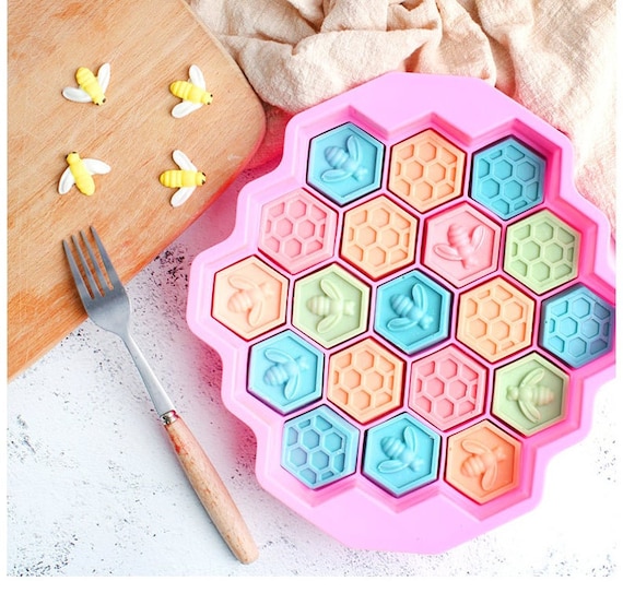 Bee Honeycomb Silicone Food Safe Mold Food Grade Sugar,cake