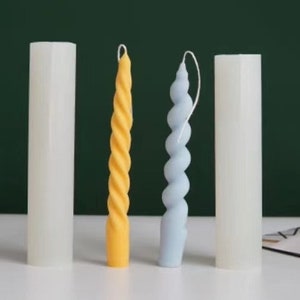 Long Spiral Candle Mold,Silicone Candle Mold,Transparent Candle Mold,Candle Making Mold,Handmade Candle Mold,Weeding Candle Mold,Home Decor