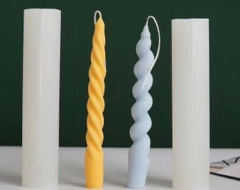 Long Spiral Candle Mold,Silicone Candle Mold,Transparent Candle Mold,Candle Making Mold,Handmade Candle Mold,Weeding Candle Mold,Home Decor