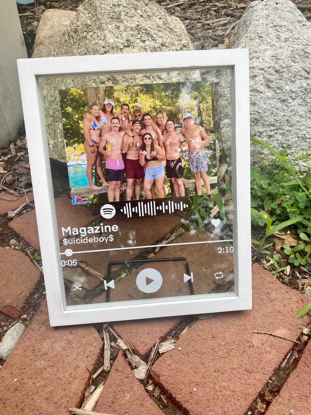 Personalized Glass Music Plaque Etsy