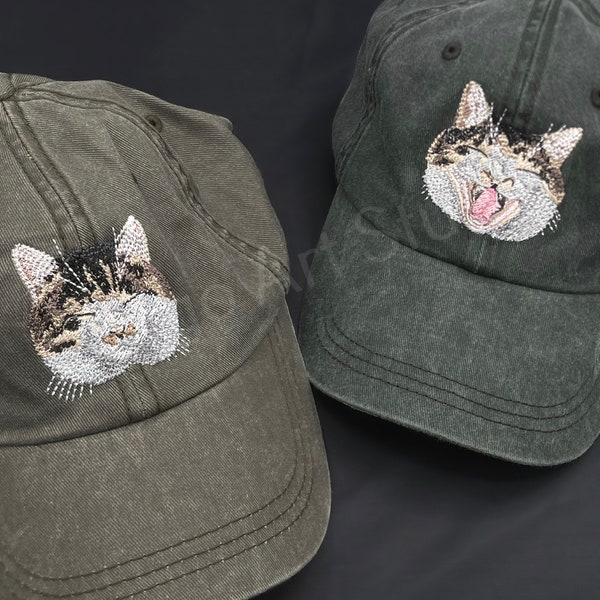 Pet embroidered dad cap - custom unisex cap