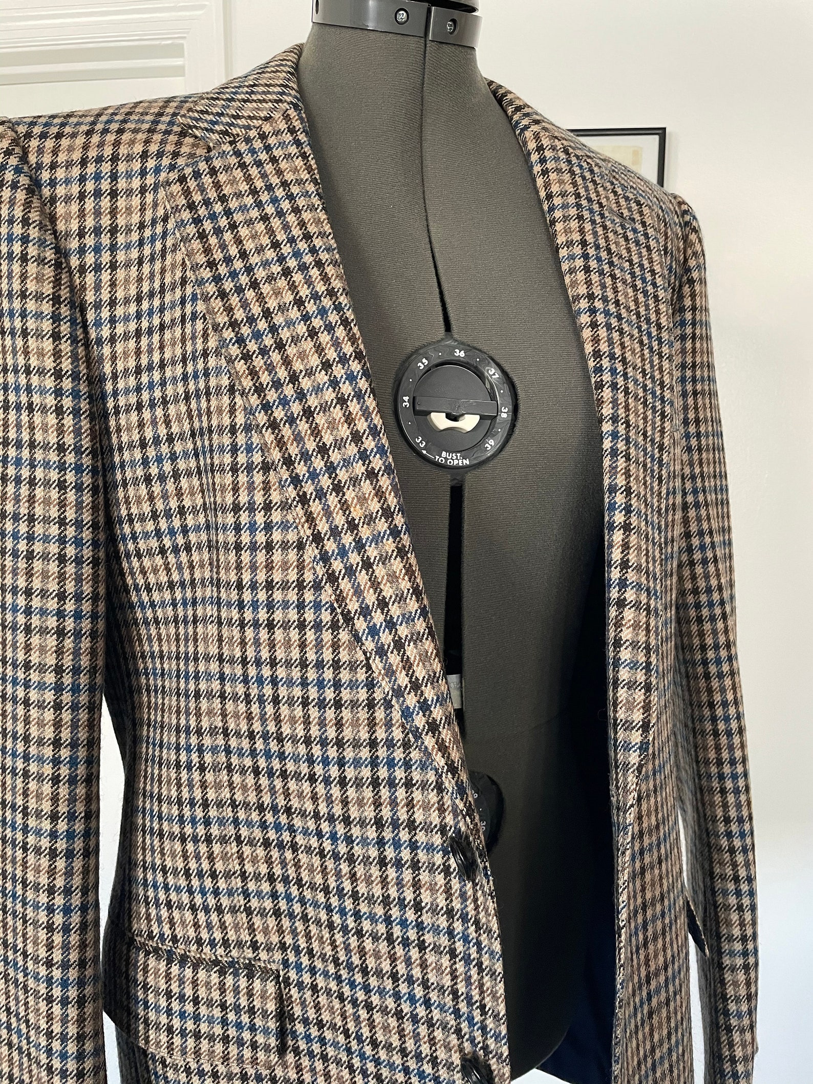 Vintage Jaeger Men's 100 Wool Jacket Etsy