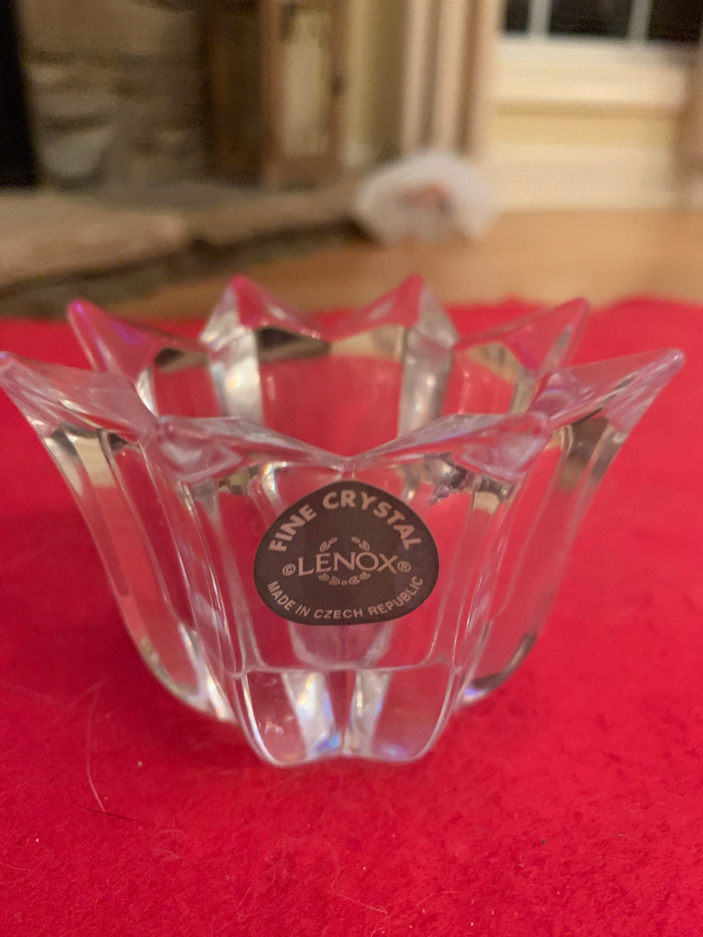 Lenox crystal ovations Star radiance votive holder Etsy