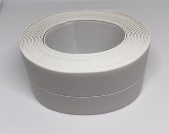 Waterproof Seal Caulk Strip Tape Self Adhesive 1.5"W x 10.5'L White