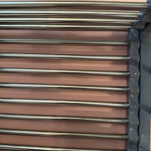 DAMAGED Kitchen Stainless Steel Dish Drainer Over Sink Dish Drying Rack small