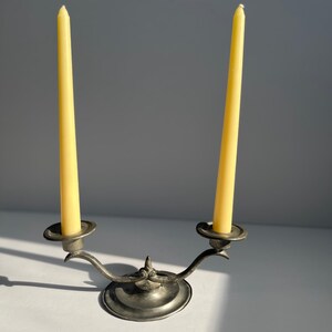 Pewter Candleholder