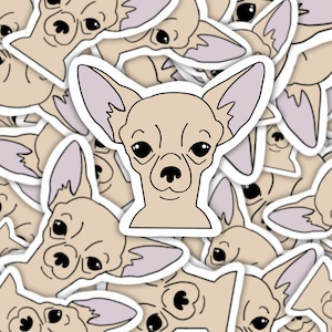 Pegatina / Imán / Pegatina Chihuahua / Pegatina para perros / Pegatina impermeable / imán para perros / imán para chihuahua