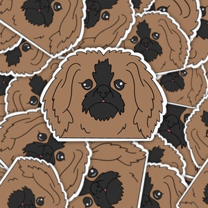 Sticker | Magnet | Pekinese dog sticker | dog sticker | cute dog | small dog | pekinese magnet | waterproof sticker | pekinese magnet