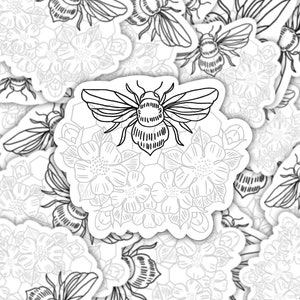 Sticker | Magnet | Bee hide sticker | bee sticker | waterproof sticker, bee hive magnet | bee magnet