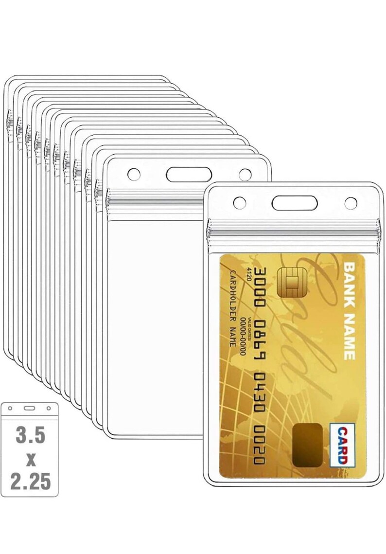 Comprehensive Badge Card for ID Badge Clip Reel Reference Etsy